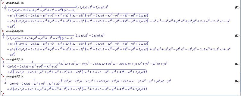 File:Kaks punkti ning raadius ringi tsentri lahend.jpg